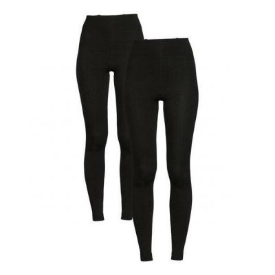 Blissful Benefits Warner's Ultra Soft Fleece Footless Tights S/M Black NWT